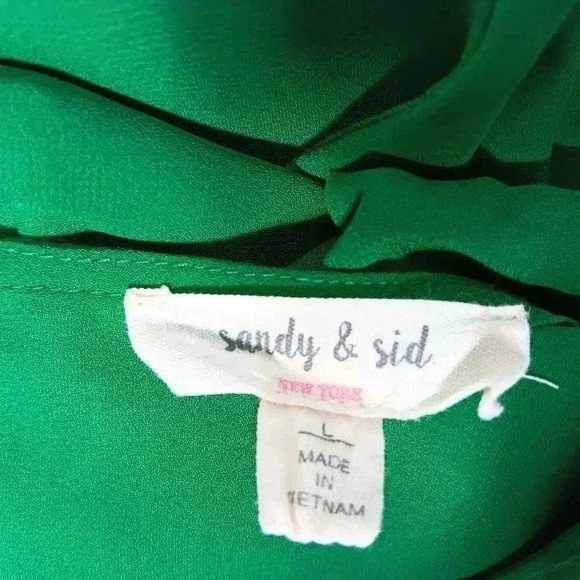 Sandy & Sid short sleeve blouse. Ladies size L - Picture 6 of 7